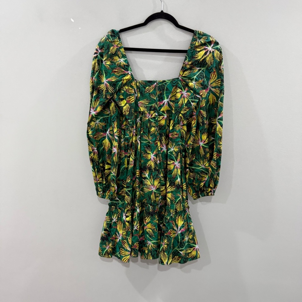 Ulla Johnson Dress Alita Mini in Tigerlily Green - Picture 6 of 7